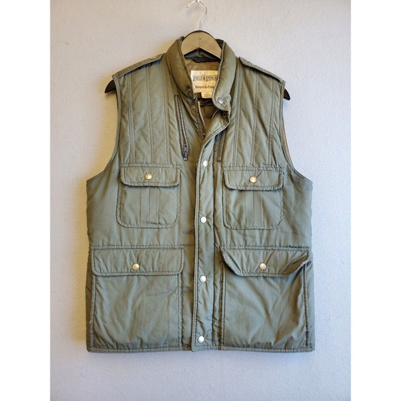 Vtg M Hunting Puffer Vest Field & Stream Gordon & Ferguson Fishing/Hiking Green - Picture 1 of 7